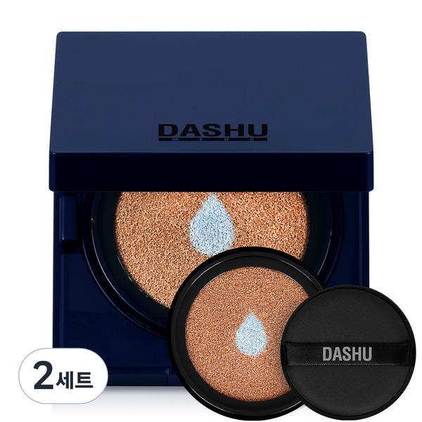 

Dashu Mens Aqua Mat BB Cushion 15g + Refill 15g Set, Deep Beige, 2 комплекта, Лучшая мужская косметика Кореи