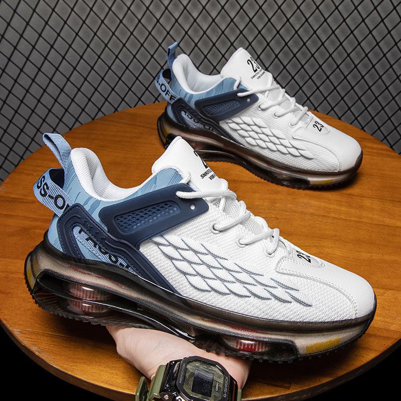 Chaussures pour hommes automne nouveau chaussures de sport décontractées chaussures de papa pour hommes plateforme tendance tissé volant écailles de poisson chaussures décontractées de sport