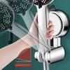 New Shower Holder 360°Adjustable Self-adhesive Shower Head Stand Bracket, Suction Cup Shower Head Holder Bathroom Accessories