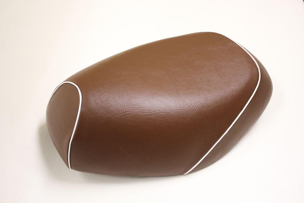 GRONDEMENT Domestically Made Seat Covers for Toyota Zoomer In Dark Brown with White Piping (GR80HC60P20) (AF58)
