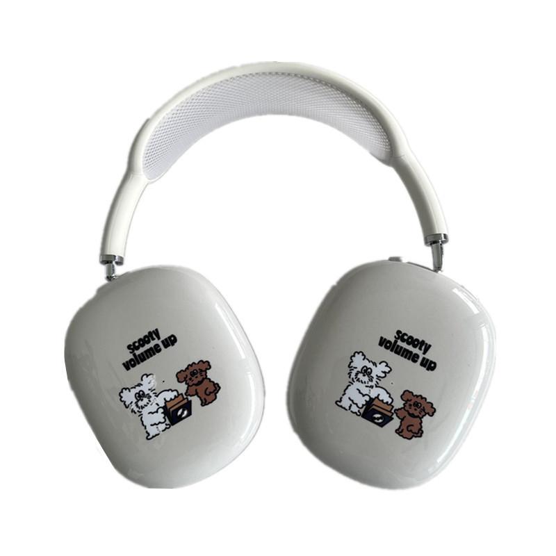 Cute Cartoon Film for AirPods Max Protective Case Apple Headgear Earmuffs Earphone Case