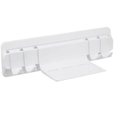 Shincatech Bathroom Storage Hue Bath Plus Magnetic Wall Bar Set Wall 2 1 Made In Japan 429875 (1 Bar, Multi-hooks, Multi-tray)
