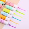 School Supplies Highlighter 6Pcs Chisel Tip Marker, Cute Marker Pen, Cartoon Macaron Colorful Study Markers No-Bleed Ink for Journaling, Planners, and