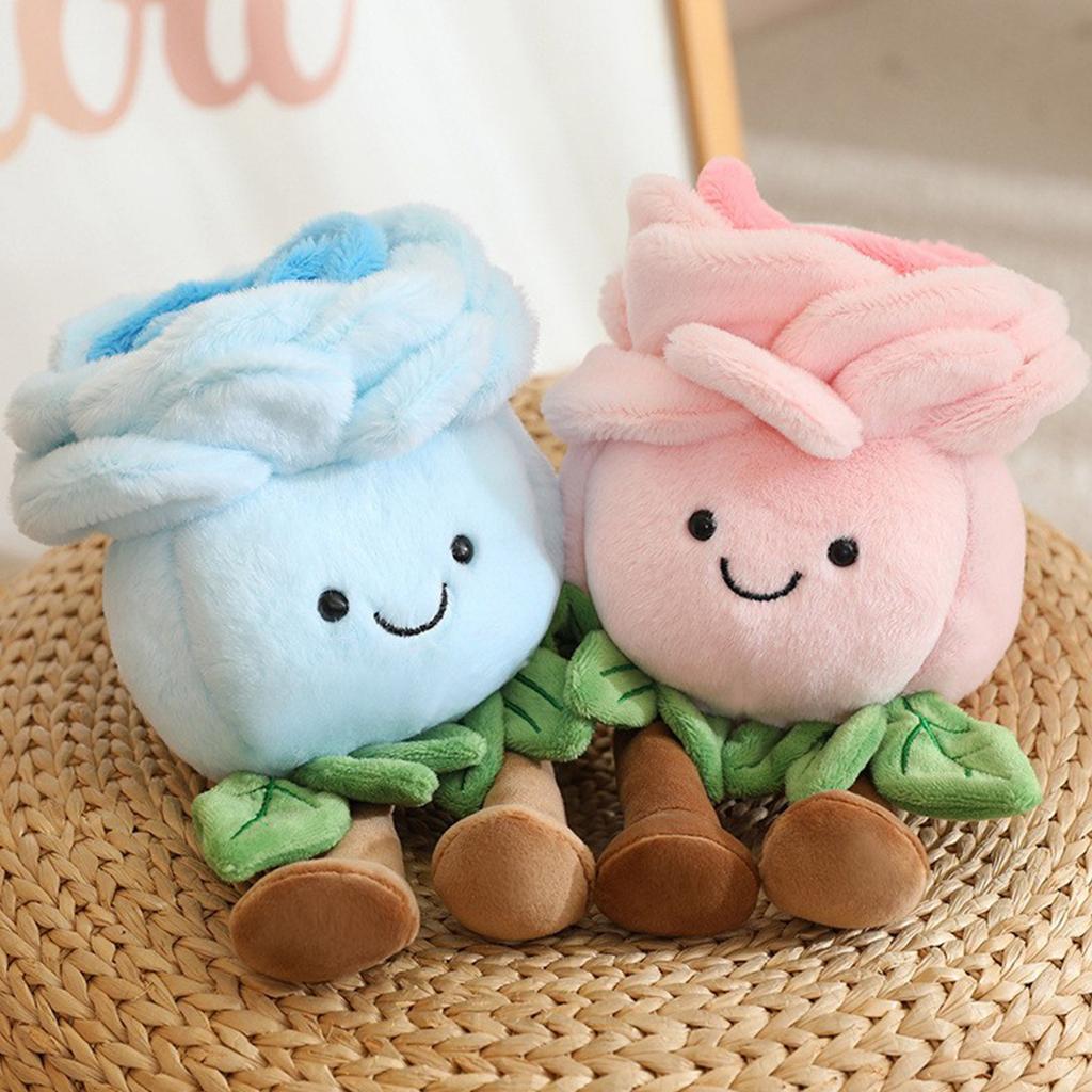 Simulated  Tree Potted Doll Dracaena Sanderiana Doll Plush Toy Creative  Green Plant Ornaments,1pc