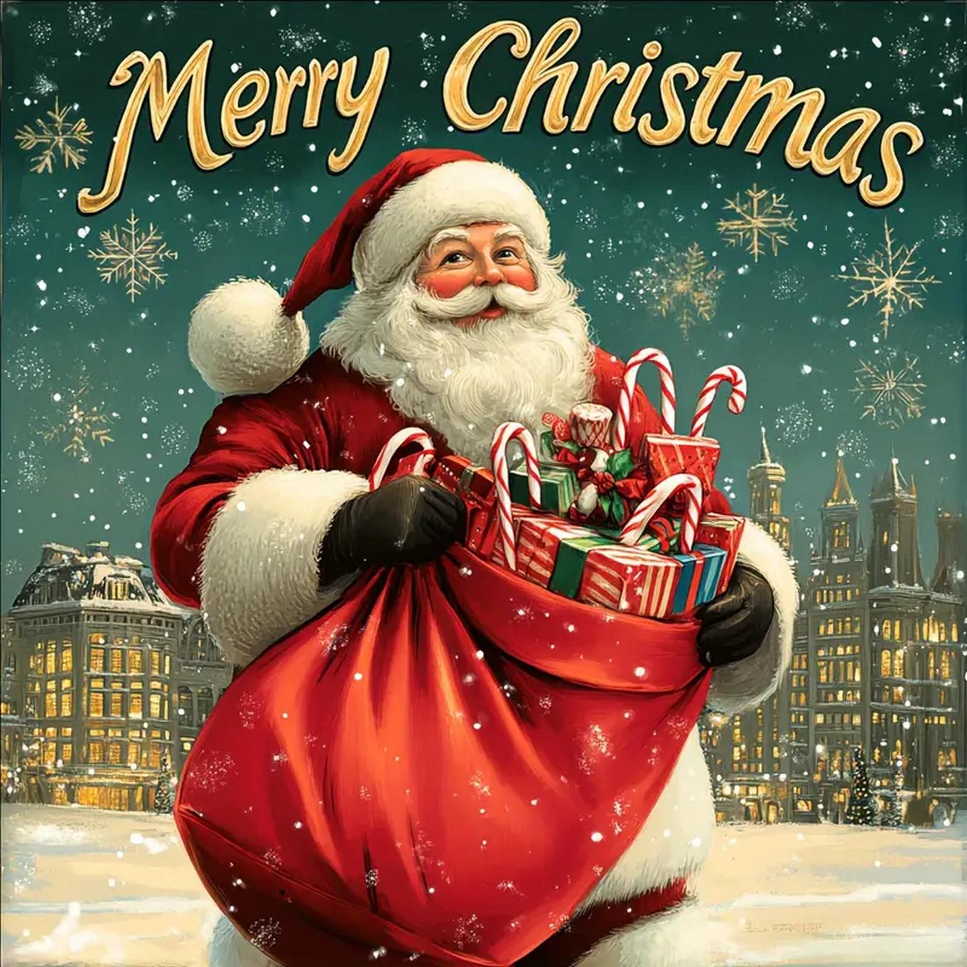 

DIY Полная круглая алмазная картина вышивка крестом Счастливого Рождества Санта-Клаус Снеговик Домашнее украшение Искусство Алмазная живопись 5d Алмазная художественная живопись Full Round 30x32.5CM