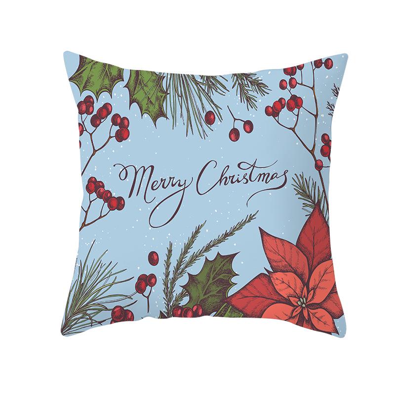 Cartoon Printed Christmas Pillow Cases New Sofa Pillow Cases Home Home Decoration