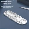 Three-Layer Structure Fidget Slider Magnetic Design Three-Layer Push Card  Anxiety Relief