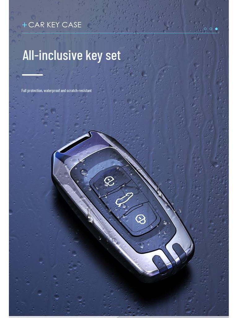 Geely Boyue Key Case: Fits 15-18 Emgrand GL, Borui GS, Cao Cao 60 - Protective Shell