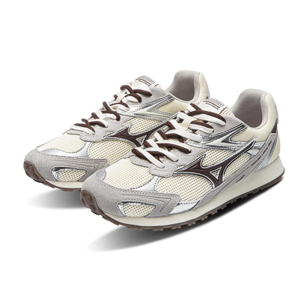Mizuno LG 60S 2K Unisex Brown Beige Retro Casual Shoes D1GH242115