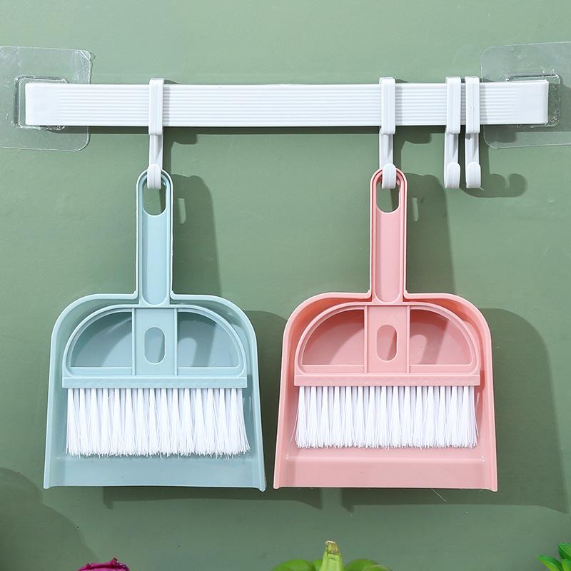 Mini Desktop Broom Dustpan Set Car, Broom Broom Bed Hair Garbage Shovel Small Broom Broom Keyboard Brush