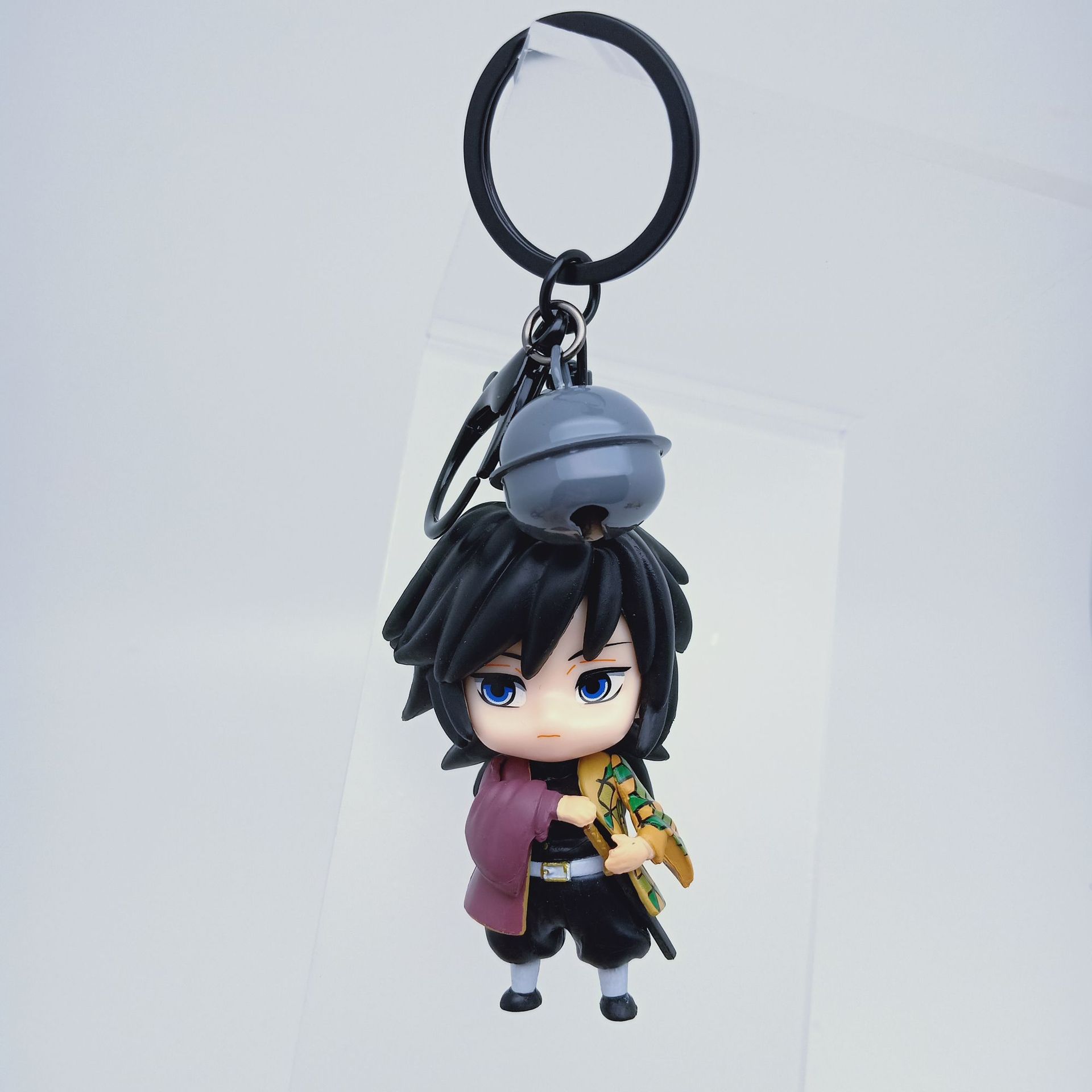 Demon Slayer PVC Sleutelhanger Anime Figuur Bedel Cosplay Accessoire Cadeau voor Fans black