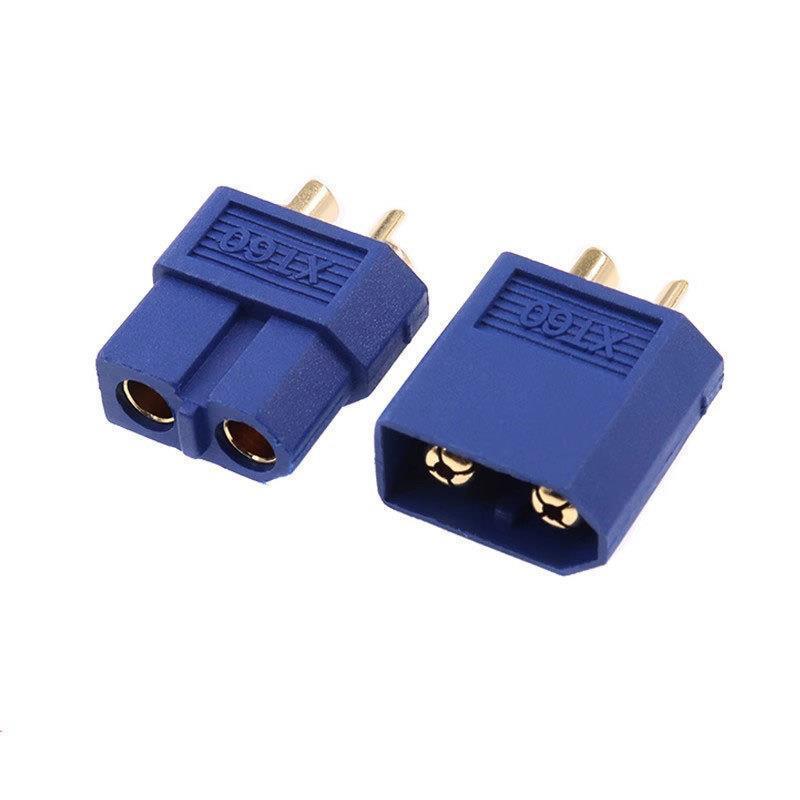 Aims XT60 Gold-Plated Banana Connector for Aircraft Lithium Batteries (Male & Female, Yellow, Blue, Black)