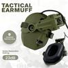 Tactical Electronic Shooting Ear Protection Earmuffs NRR 11dB Active Noise Reduction Headset for Hunting & Gun Range