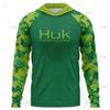 HUK Long-sleeved Hooded Fishing Suit With UV Sun Protection UPF50 + Luya