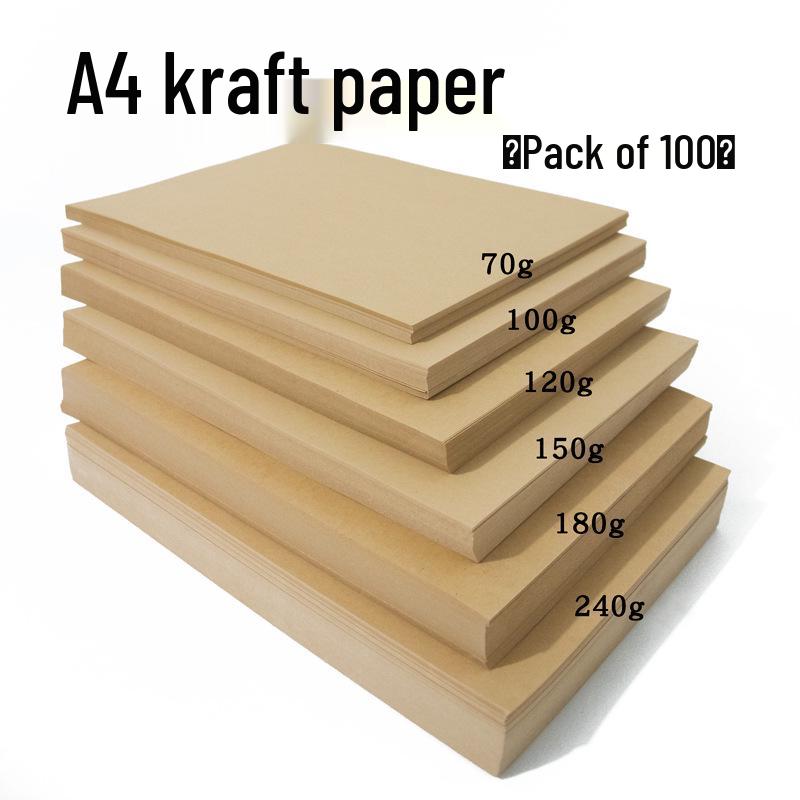 Kraftový papír A4 Zesílený karton pro kreslení a kutilské projekty