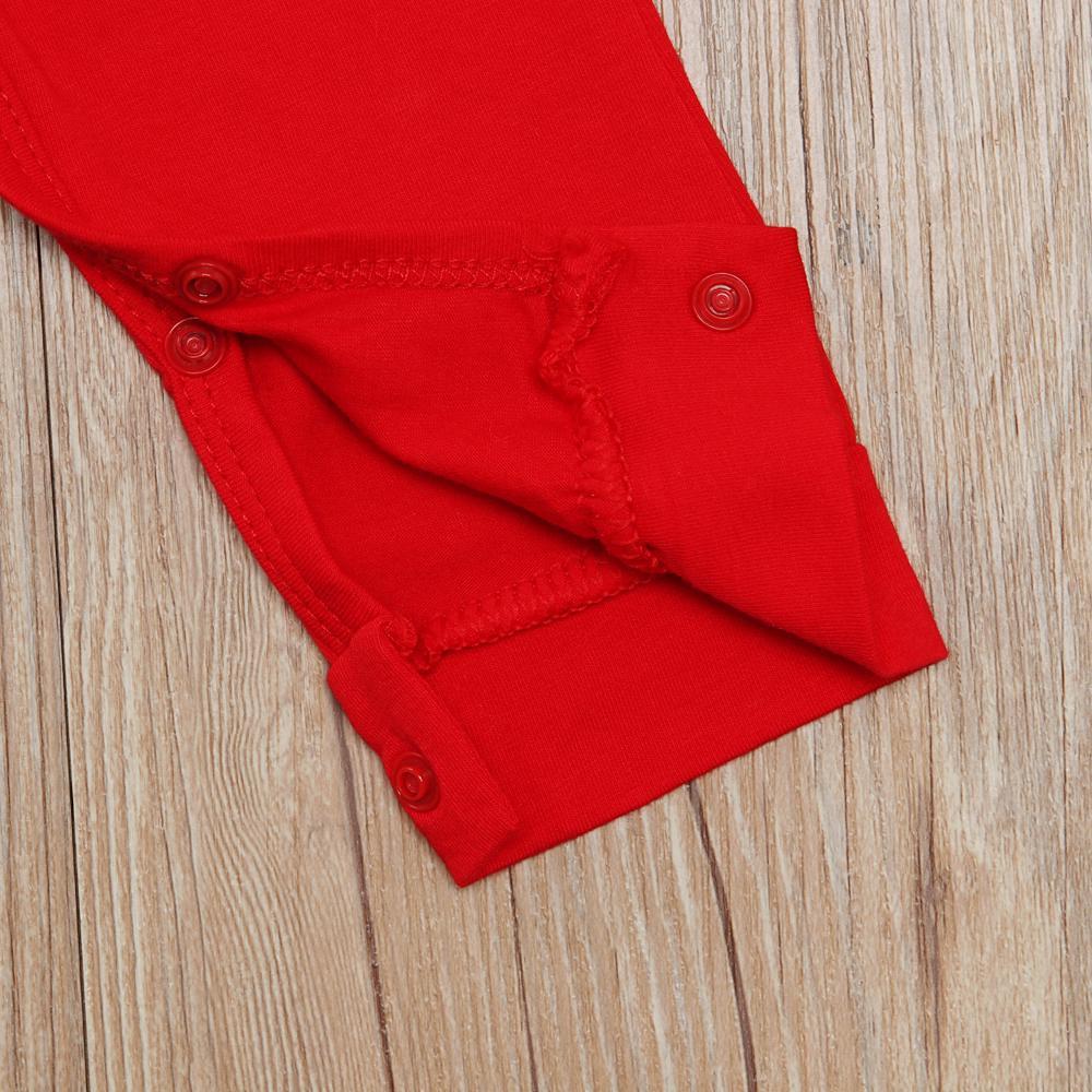 Christmas Santa Claus Baby Girls Tulle Jumpsuit One-Piece Suit Clothes for 0-24 Months