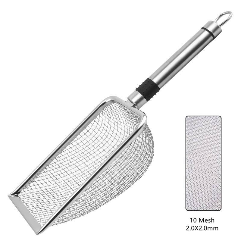 

Инструмент для чистки домашних животных, металлический алюминиевый сплав, совок для кошачьего туалета, прочная ручка из нержавеющей стали, лопата для какашек для домашних животных 2.0X2.0mm