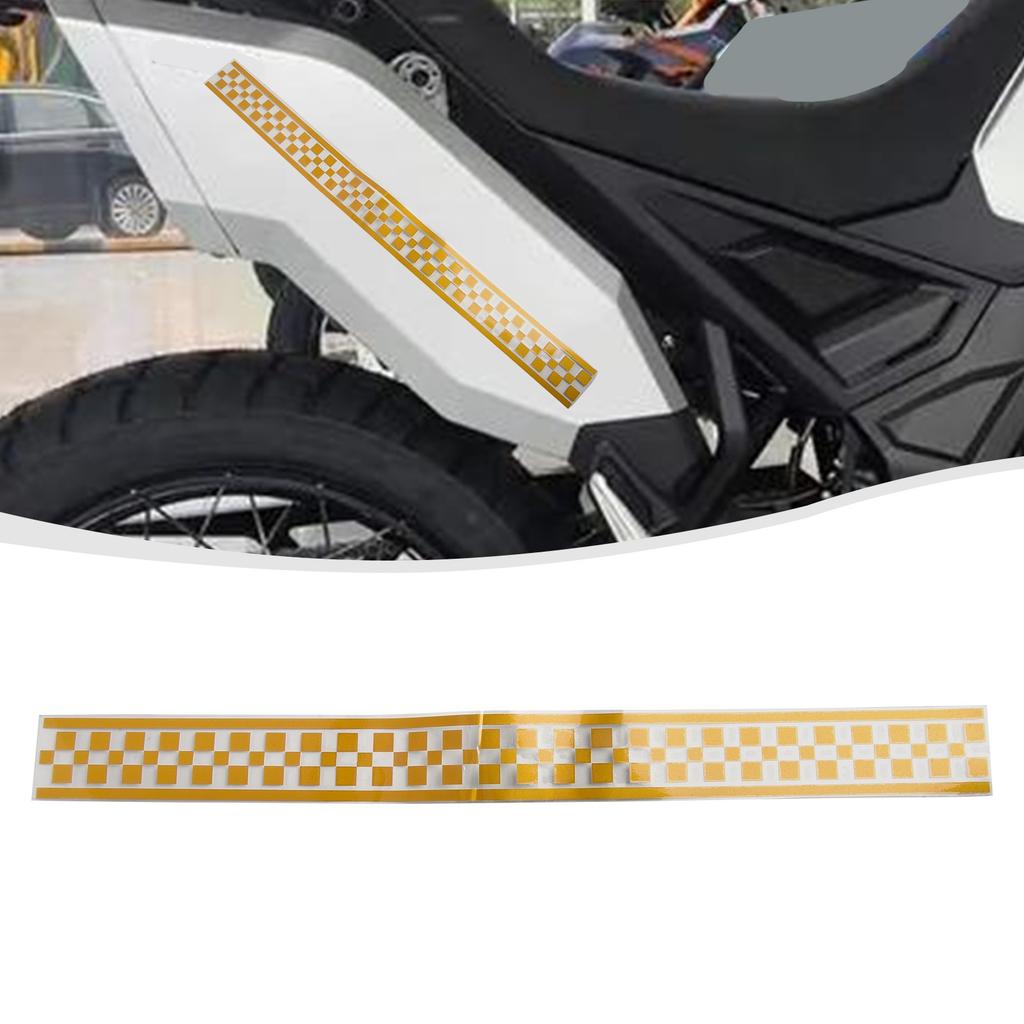 Car Stickers Checkered Stripes Decals High Temperature