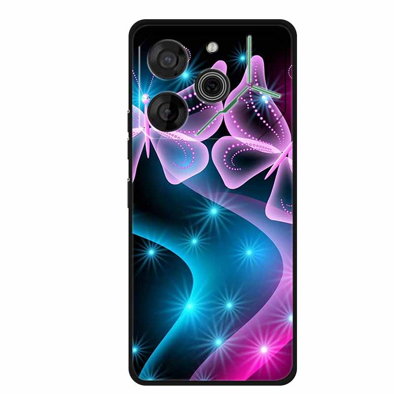 For Tecno Pova 6 Case Luxury TPU Soft Silicone Phone Cases Back Cover for Tecno Pova6 2024 6.78" Shockproof Love New Cute Coque