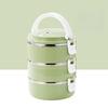 Portable Thermal Steel Bento Lunch Box Stainless Food Picnic School Container