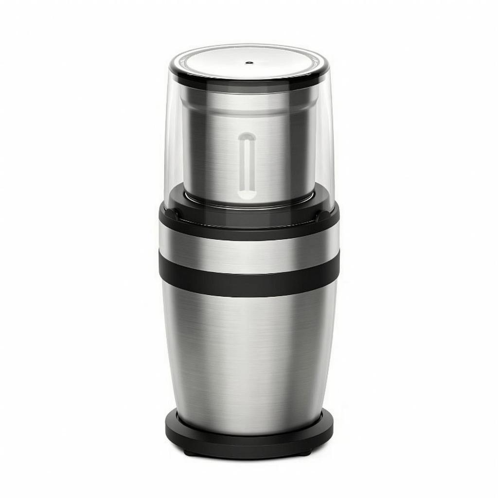Electric Grinding with Detachable Cup Stainless Steel Wet and Dry Easy to Clean Blending for Home
