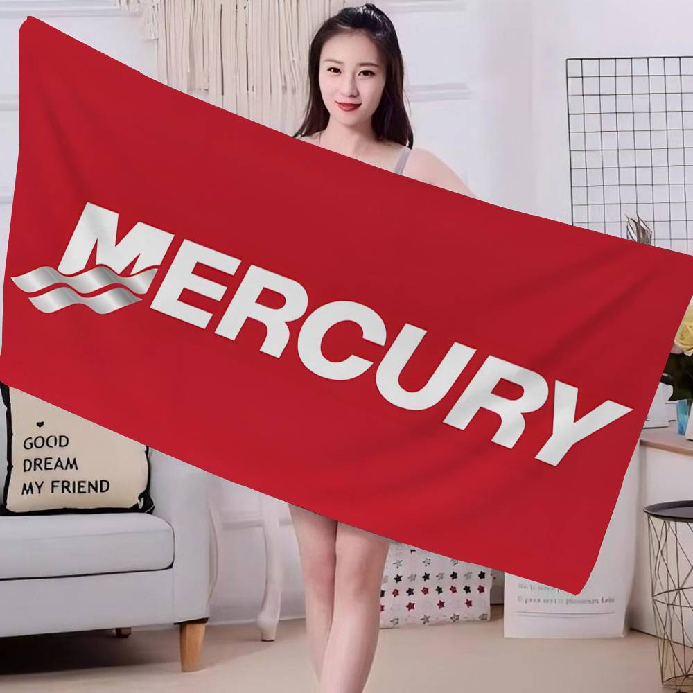 M-Mercury Racing Microfiber Blanket Quick Drying Beach Towels Oversized Printing Super Absorbent Pool Towel Blanket