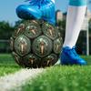 Snake Kingdom Emblem Round Football Size 5 Adult Ball Suitable for Training Matches and Outdoor Team.