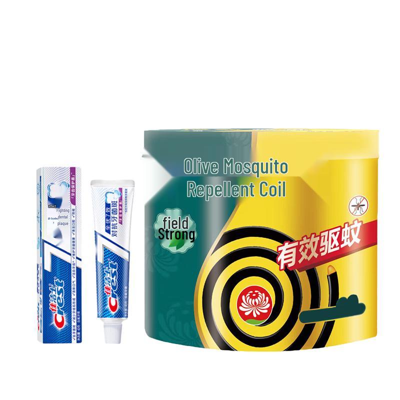 Crest 7-Effect Toothpaste & Mosquito Coil Bundle