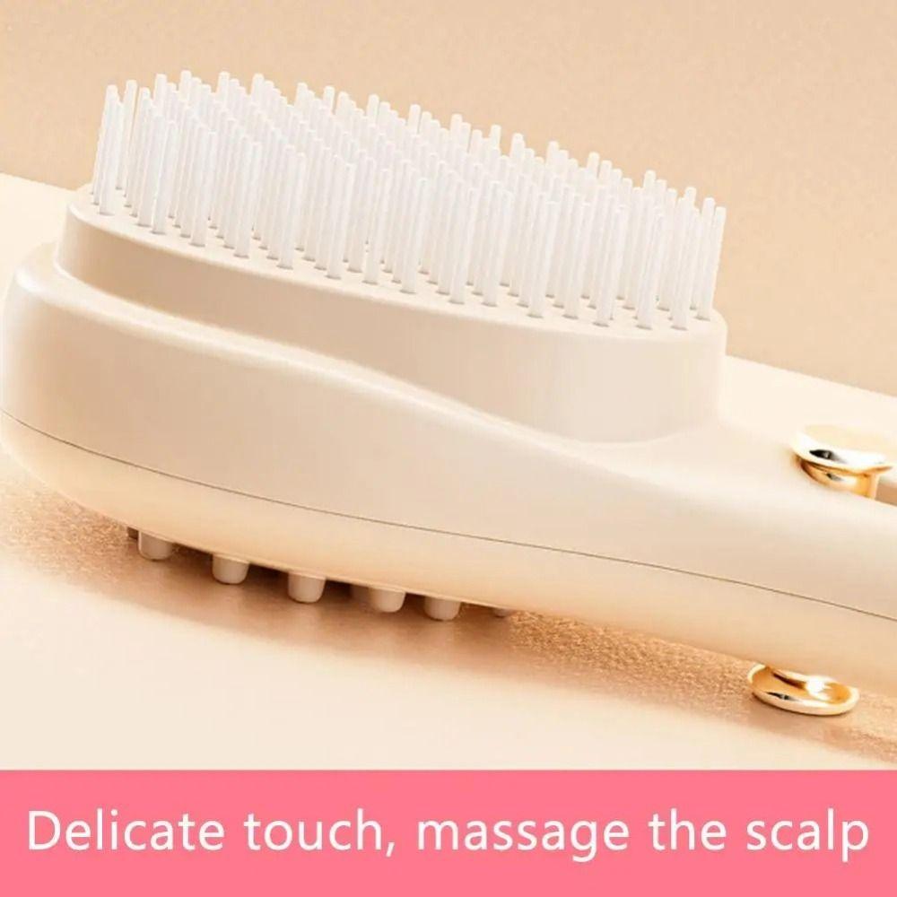 Anti-static Women's Massage Comb Self-cleaning Women Hair Brush Portable Retractable Comb  Women