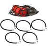 5pcs RC Car Elastic Roof Rack Rope Luggage Cords Accessory for 1 10 RC Crawler Black15cm