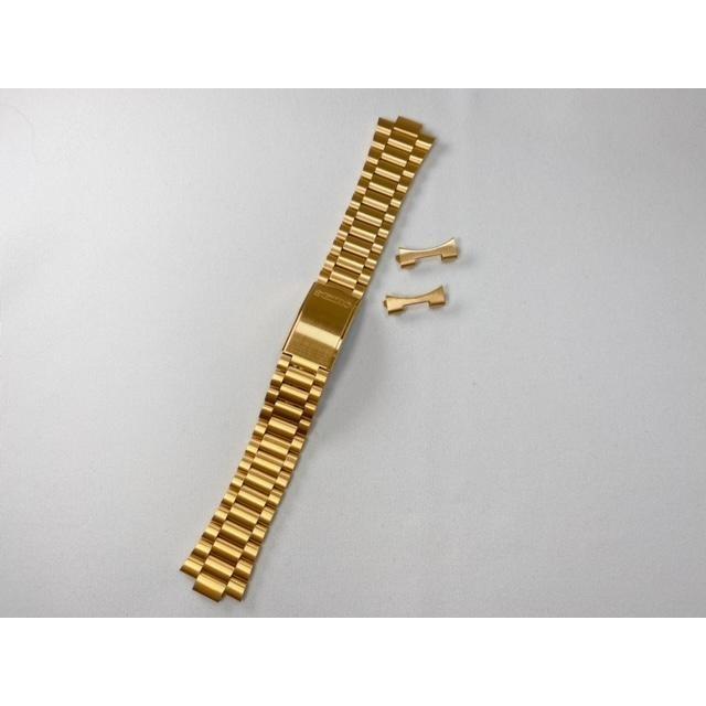 Genuine SEIKO 5 19mm Gold Stainless Band B1497G for 7009-3040 Bracelet Japan