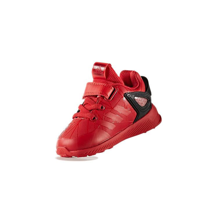 adidas Rapidarun I Spider Man Slip Resistant Slip Resistant Low Top Toddler Shoes Red Black Infant And Toddler S81132