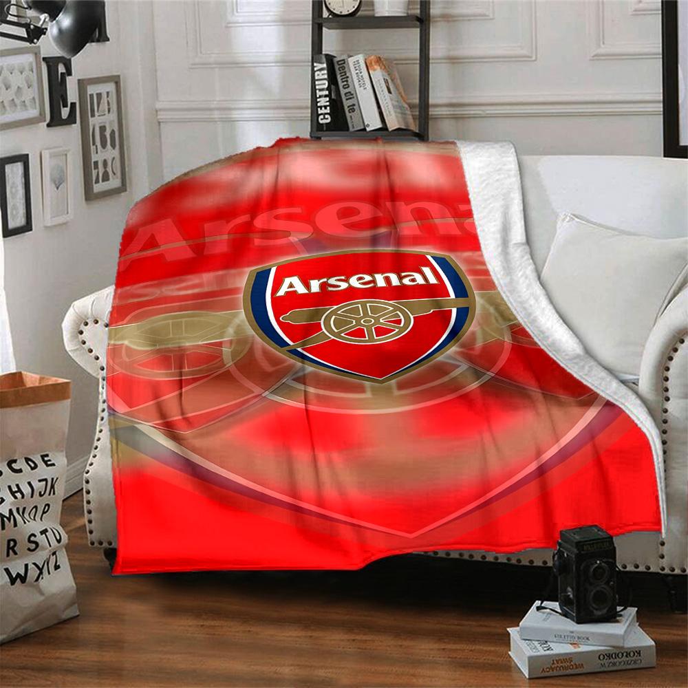 Arsenal Blanket Soft Warm Cozy Great for Chair Livingroom Sofa All-Season Use Playful Design Birthday Christmas Gift Blanket