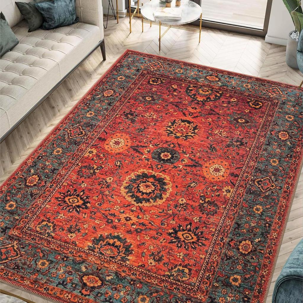 American Persian Carpet Living Room Fully Covered Large Area Sofa Carpet Bedroom Bedside Carpet