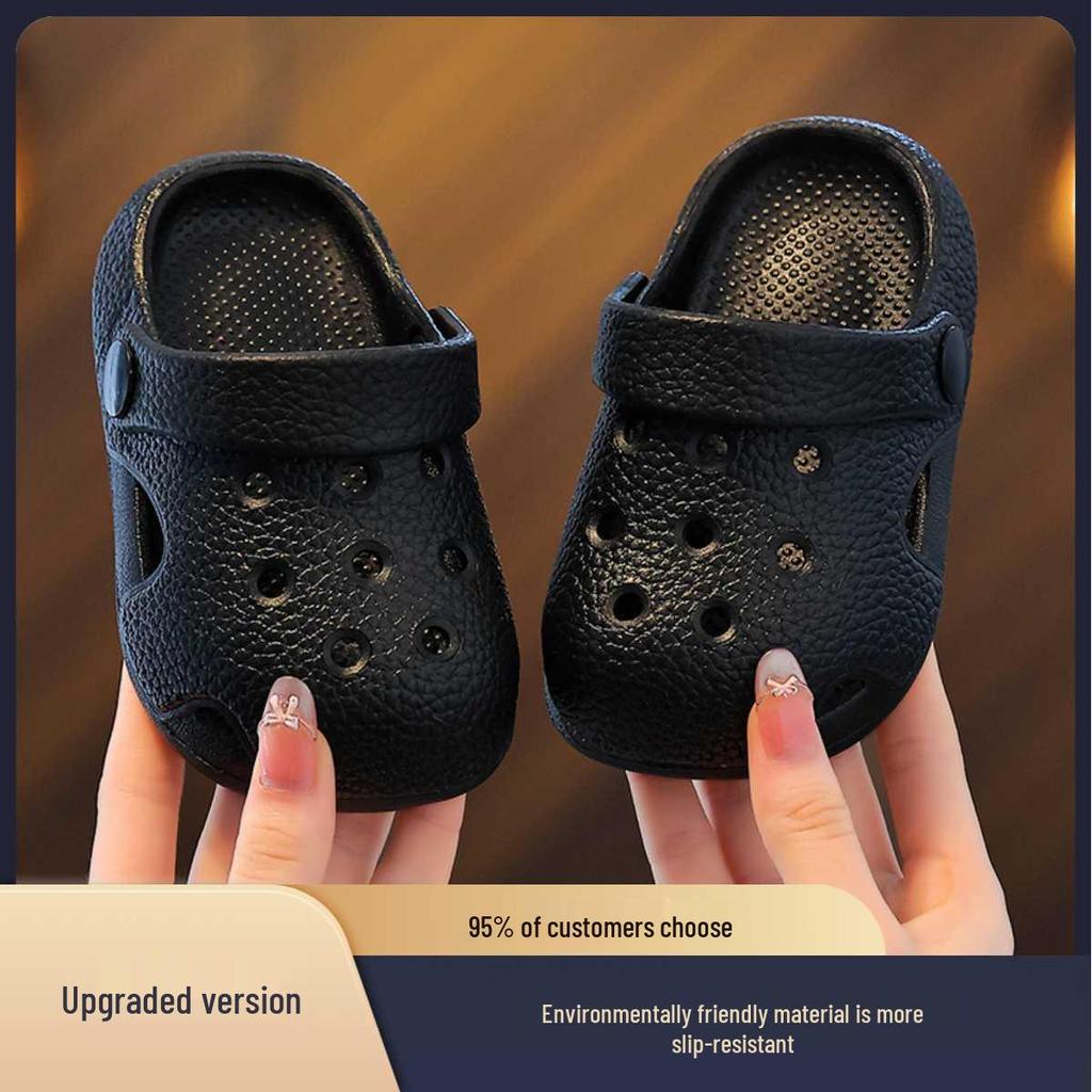 2026 Trendy Kids' Crocs - Comfy Non-Slip Slip-ons for Boys & Girls, Indoor & Outdoor Closed-Toe Shoes