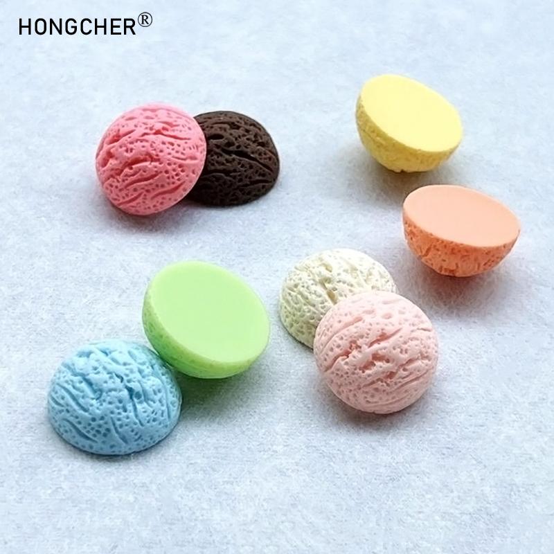 Silicone Mold for Fake Ice Cream Half-Spheres DIY Phone Case, Hairpin, Hair Accessory, Shoe Decoration, Chocolate Mold