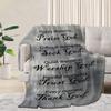 Religious Prayer Digital-printed Polyester Bedroom Velvet Flannel Soft Sofa Cover Blanket Fleece Soft Sofa Cover Blankets