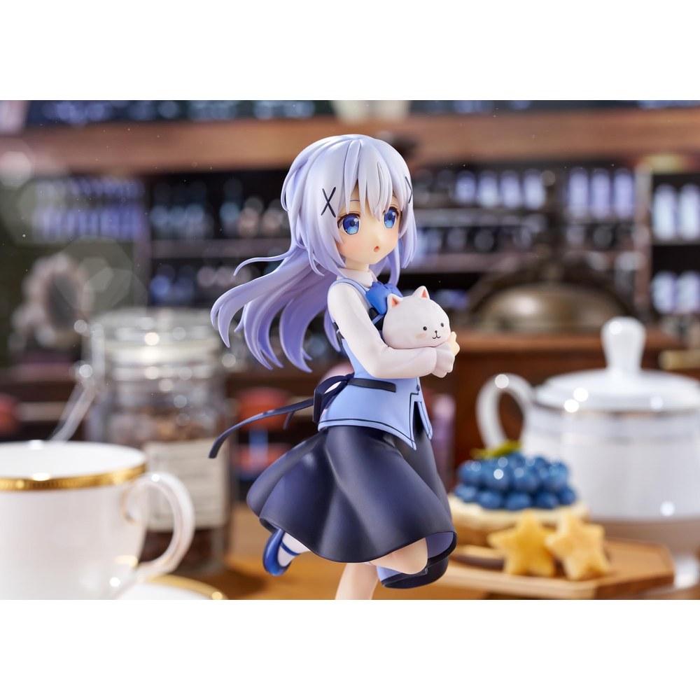 Plum Puella Magi Office A Is the Order a Rabbit Chino Cafe Style 1/7 Scale PVC Figure PF468