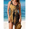 Spring and summer women's sleeveless dress