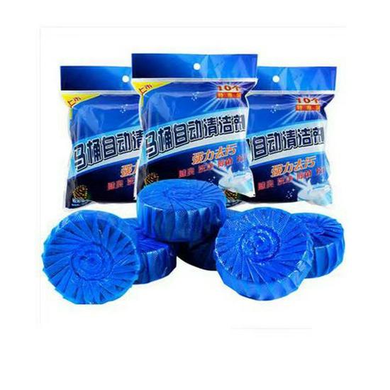 Blue Bubble Blocks Fresh Scent Toilet Bowl Cleaner and Descaler