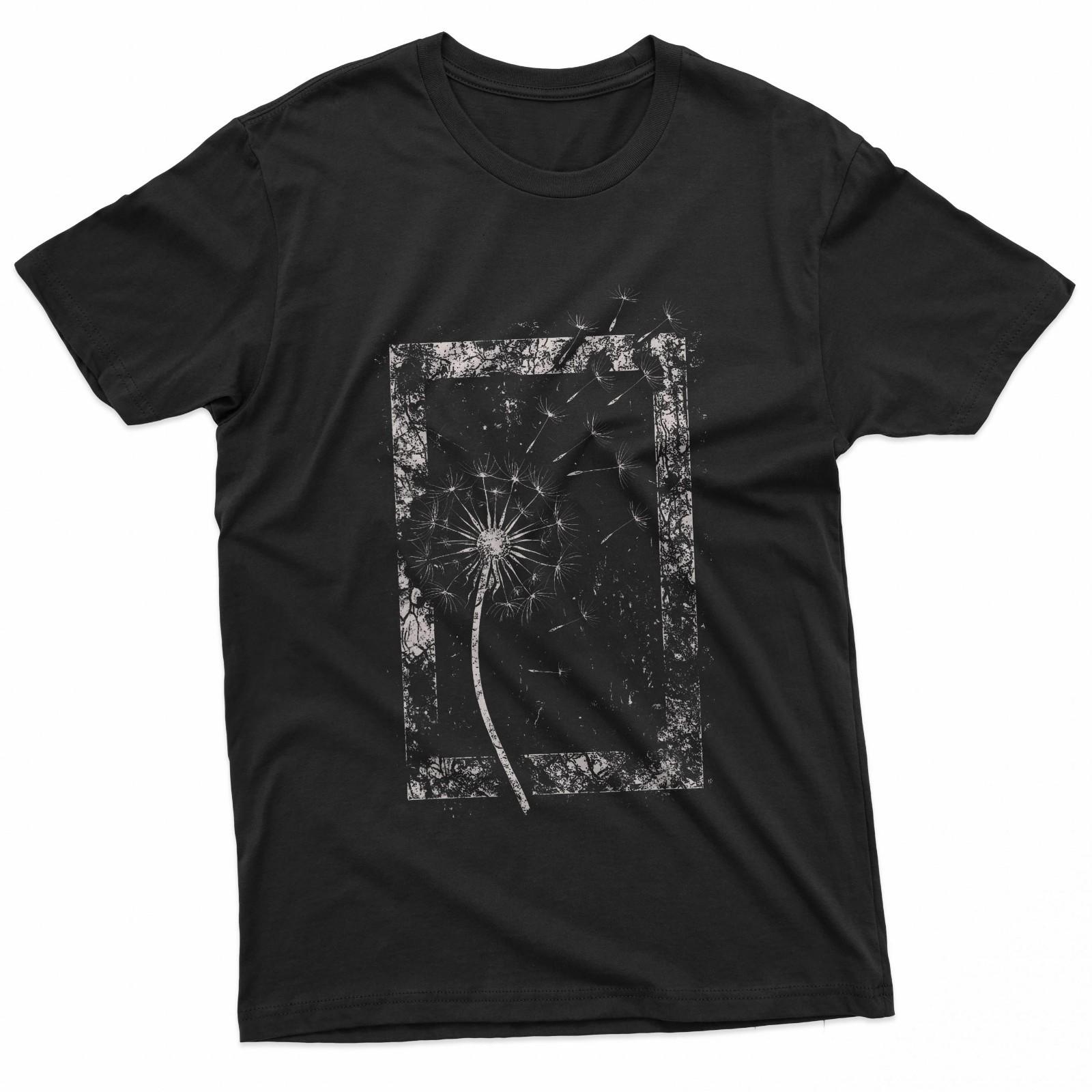 Dandelion Flower Grunge Alt Alternative Goth Gothic Y2K Art T-Shirt S