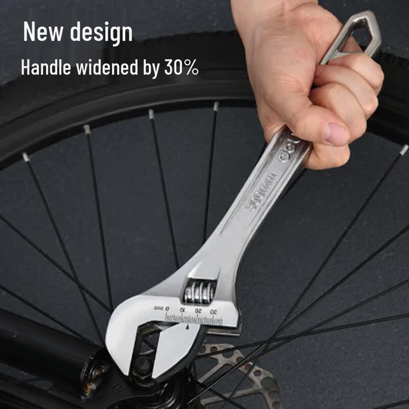 Deli Tools DL012A 12-inch Adjustable Wrench