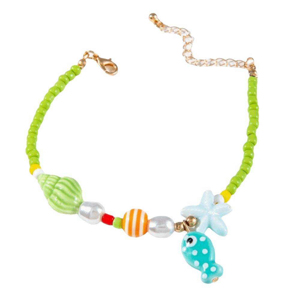 Bohemian Style Beaded Foot Chain Colorful Foot Bracelets Jewelry Accessories