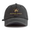 1 Stück Dutton Ranch Aufdruck Gewaschene Baseballkappe für Erwachsene, Minimalistischer Retro-Stil Lässige Weiche Verstellbare Papa-Mütze, Perfekt als Geschenk