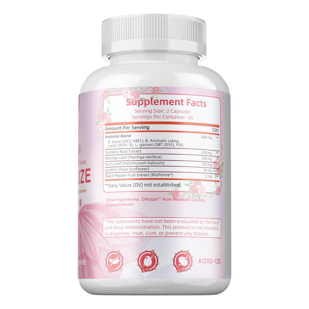 Pslalae Probiotic Supplement Supports Digestive and Gut Health, and Supports Weight Management.