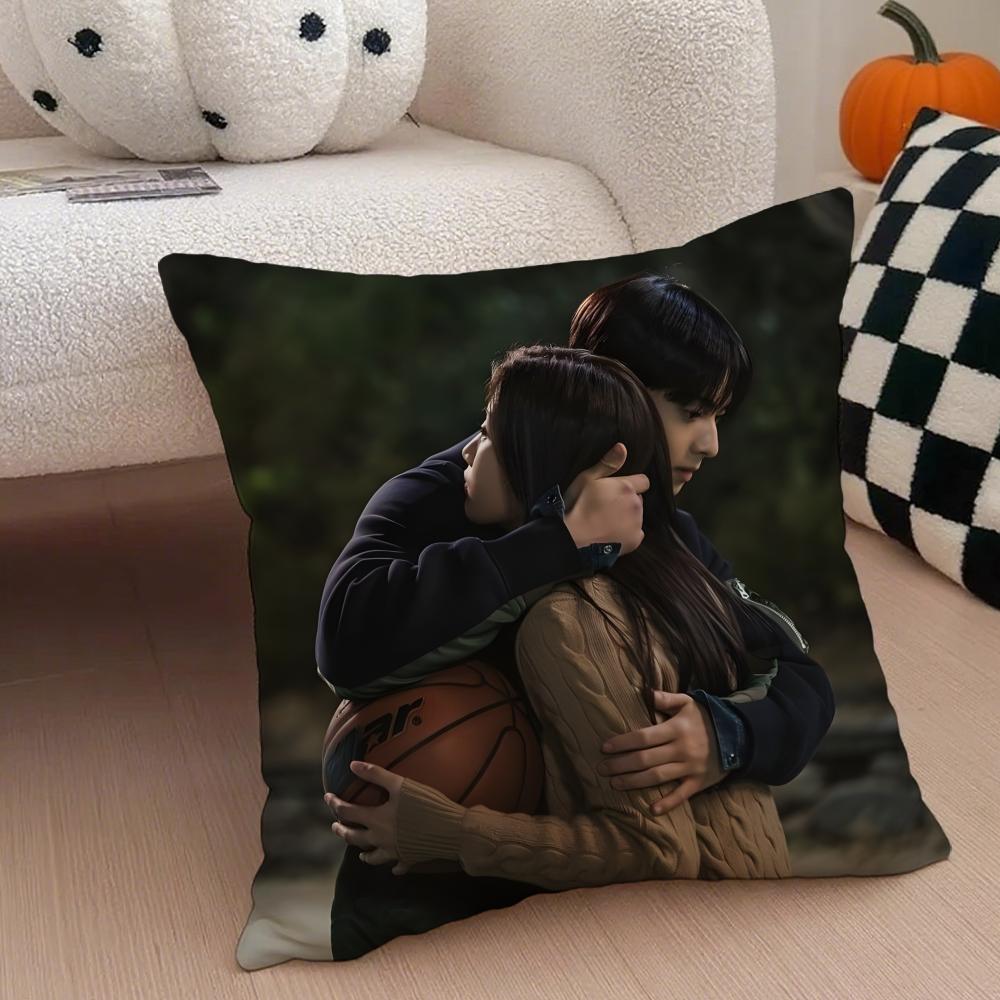 Drama TTrue Beauty Cushion Cover Throw Pillow Cover Hidden Button Durable Polyester Chair Cushion