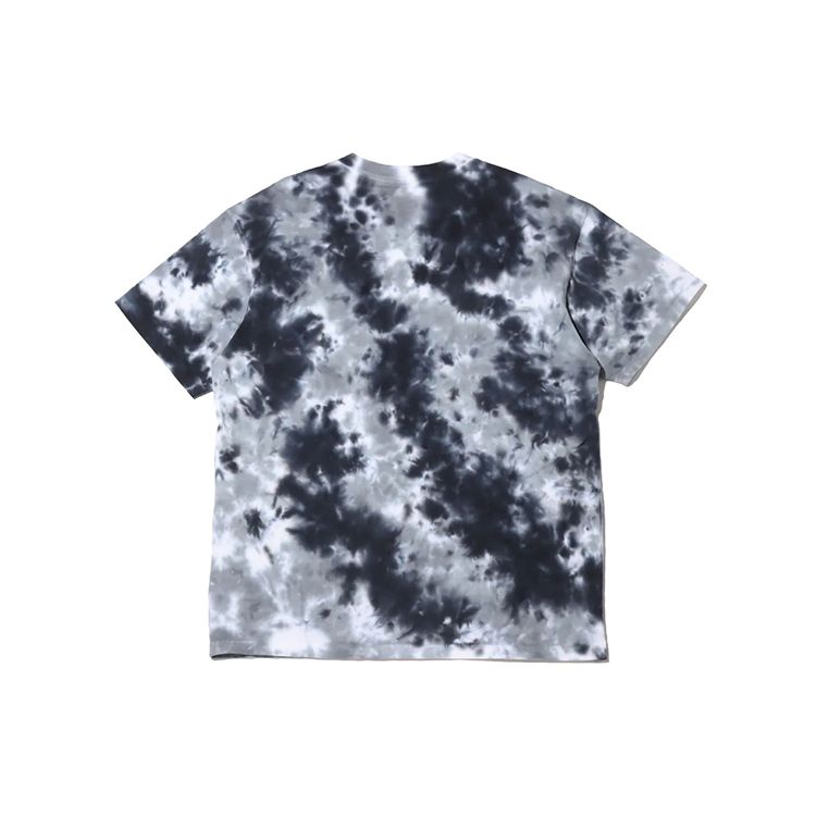Nike Sportswear Tie-Dye Print Loose-Fit Crew Neck Short-Sleeve T-Shirt Men Tops Grey DB6150-101