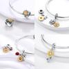 Gold Plated Sunflower Butterfly Pendant Love Charms Beads Fit Original Charms Bracelet Diy Copper Jewelry Gift
