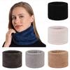 Versatile Plush Neck Gaiter Keep Warm Solid Color Cold-Proof Collar Half Face Mask For Men&Women