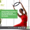 Gaiam Pilates Ring Fitness Circle Lightweight and Durable Handles Flexible Resistance Exercise Equipment for and Core 15-inch – Foam-Padded Arms,